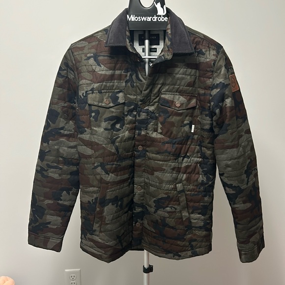 Men’s quicksilver camo light weight jacket - Picture 1 of 7